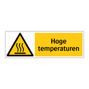 Hoge temperaturen