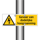 Gevaar van dodelijke hoogspanning