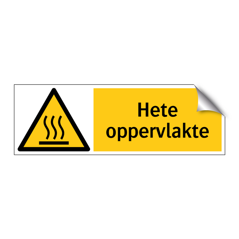 Hete oppervlakte