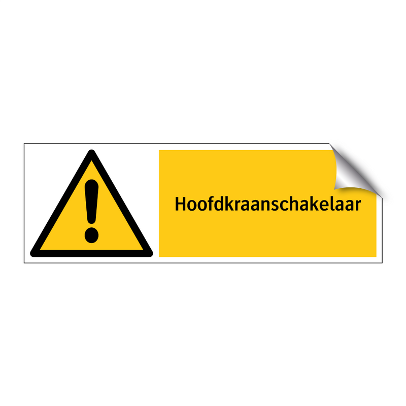 Hoofdkraanschakelaar