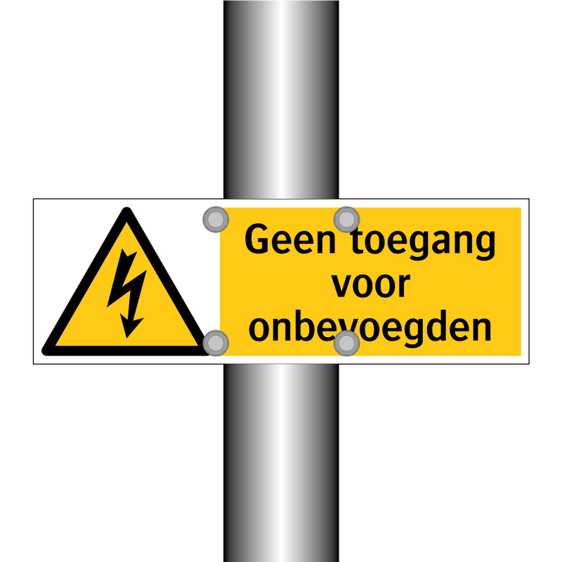 Geen toegang voor onbevoegden