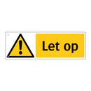 Let op