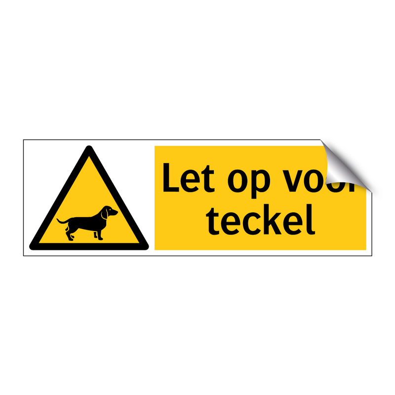 Let op voor teckel