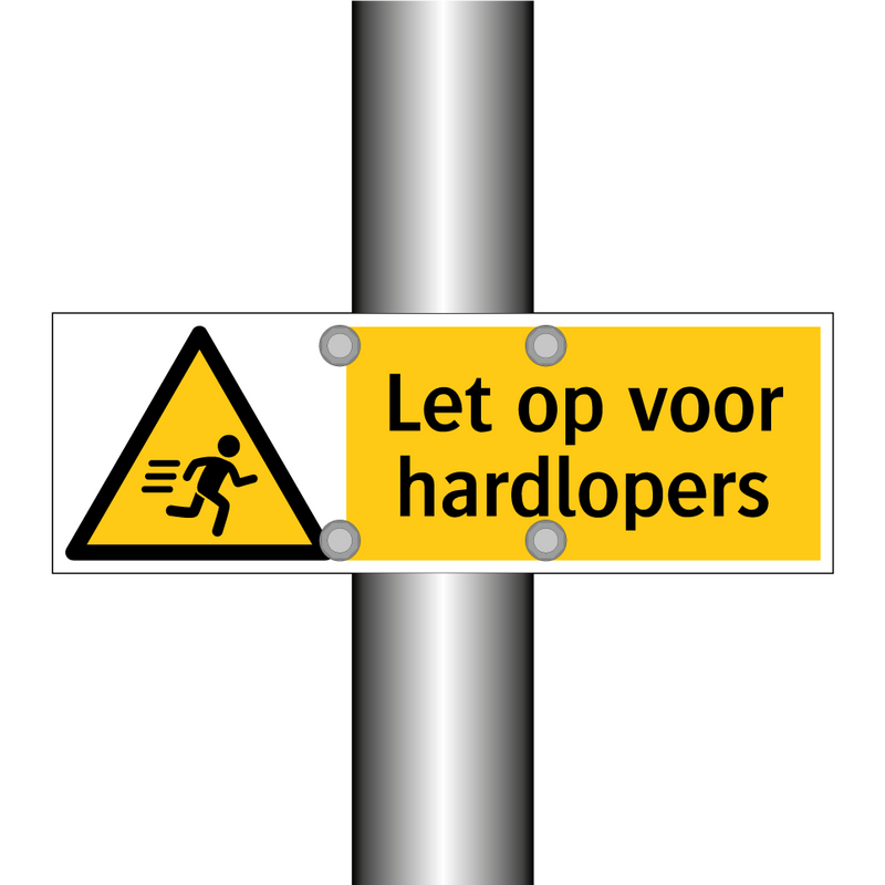 Let op voor hardlopers