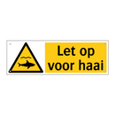 Let op voor haai