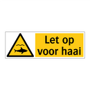Let op voor haai