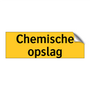 Chemische opslag & Chemische opslag & Chemische opslag & Chemische opslag