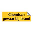 Chemisch gevaar bij brand & Chemisch gevaar bij brand & Chemisch gevaar bij brand