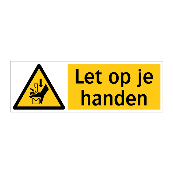 Let op je handen