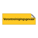 Verontreinigingsgevaar & Verontreinigingsgevaar & Verontreinigingsgevaar & Verontreinigingsgevaar