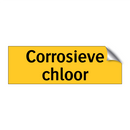 Corrosieve chloor & Corrosieve chloor & Corrosieve chloor & Corrosieve chloor