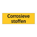 Corrosieve stoffen & Corrosieve stoffen & Corrosieve stoffen & Corrosieve stoffen