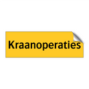 Kraanoperaties & Kraanoperaties & Kraanoperaties & Kraanoperaties