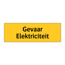 Gevaar Elektriciteit & Gevaar Elektriciteit & Gevaar Elektriciteit & Gevaar Elektriciteit