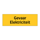 Gevaar Elektriciteit & Gevaar Elektriciteit & Gevaar Elektriciteit & Gevaar Elektriciteit