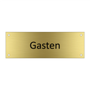 Gasten & Gasten & Gasten