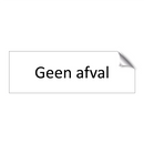 Geen afval & Geen afval & Geen afval