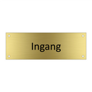 Ingang & Ingang & Ingang