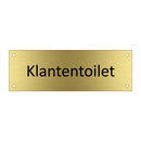 Klantentoilet & Klantentoilet & Klantentoilet