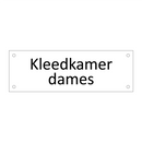 Kleedkamer dames & Kleedkamer dames & Kleedkamer dames