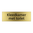 Kleedkamer met toilet & Kleedkamer met toilet & Kleedkamer met toilet