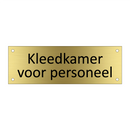 Kleedkamer voor personeel & Kleedkamer voor personeel & Kleedkamer voor personeel