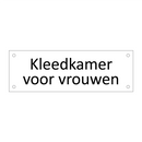 Kleedkamer voor vrouwen & Kleedkamer voor vrouwen & Kleedkamer voor vrouwen