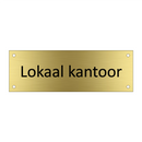 Lokaal kantoor & Lokaal kantoor & Lokaal kantoor