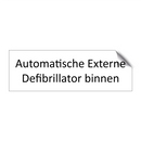 Automatische Externe Defibrillator binnen & Automatische Externe Defibrillator binnen
