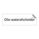 Olie-waterafscheider & Olie-waterafscheider & Olie-waterafscheider