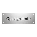 Opslagruimte & Opslagruimte & Opslagruimte