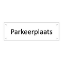 Parkeerplaats & Parkeerplaats & Parkeerplaats