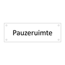 Pauzeruimte & Pauzeruimte & Pauzeruimte
