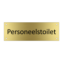 Personeelstoilet & Personeelstoilet & Personeelstoilet