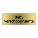 Baby verschoonruimte & Baby verschoonruimte & Baby verschoonruimte