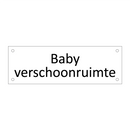 Baby verschoonruimte & Baby verschoonruimte & Baby verschoonruimte