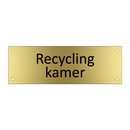 Recycling kamer & Recycling kamer & Recycling kamer