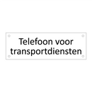 Telefoon voor transportdiensten & Telefoon voor transportdiensten & Telefoon voor transportdiensten