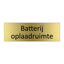 Batterij oplaadruimte & Batterij oplaadruimte & Batterij oplaadruimte & Batterij oplaadruimte