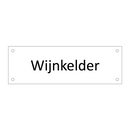 Wijnkelder & Wijnkelder & Wijnkelder