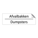 Afvalbakken - Dumpsters & Afvalbakken - Dumpsters & Afvalbakken - Dumpsters