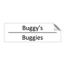 Buggy's - Buggies & Buggy's - Buggies & Buggy's - Buggies