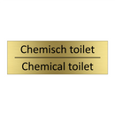 Chemisch toilet - Chemical toilet & Chemisch toilet - Chemical toilet