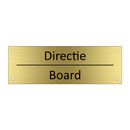 Directie - Board & Directie - Board & Directie - Board