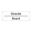 Directie - Board & Directie - Board & Directie - Board