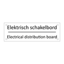 Elektrisch schakelbord - Electrical distribution board
