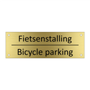 Fietsenstalling - Bicycle parking & Fietsenstalling - Bicycle parking