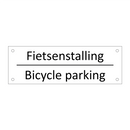Fietsenstalling - Bicycle parking & Fietsenstalling - Bicycle parking