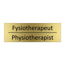 Fysiotherapeut - Physiotherapist & Fysiotherapeut - Physiotherapist