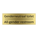 Genderneutraal toilet - All-gender restroom & Genderneutraal toilet - All-gender restroom